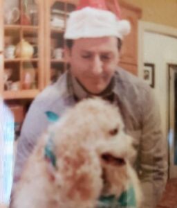 Gabby with Dad for his birthday